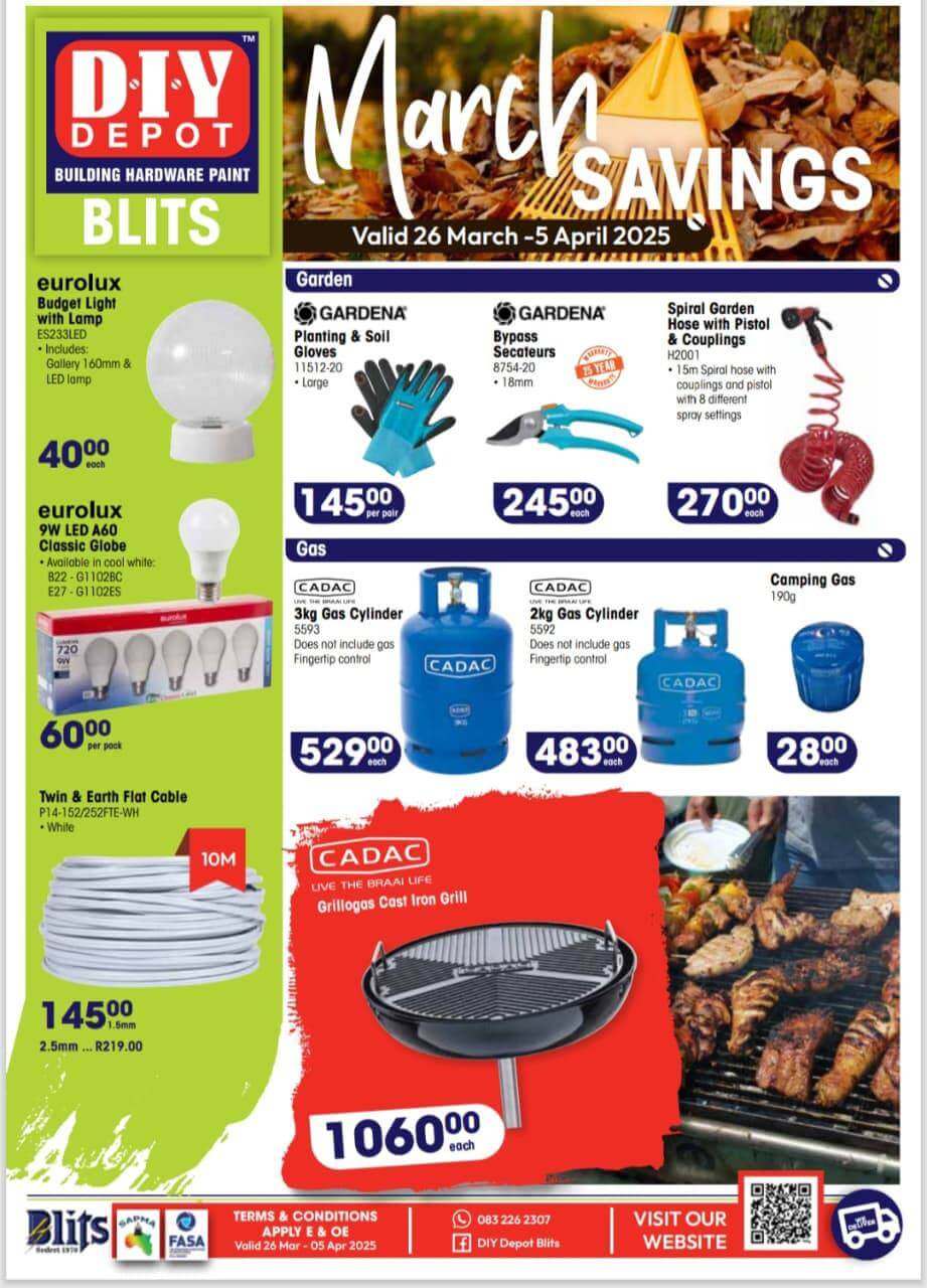 Blits Electrical & Hardware Pretoria Special Offers